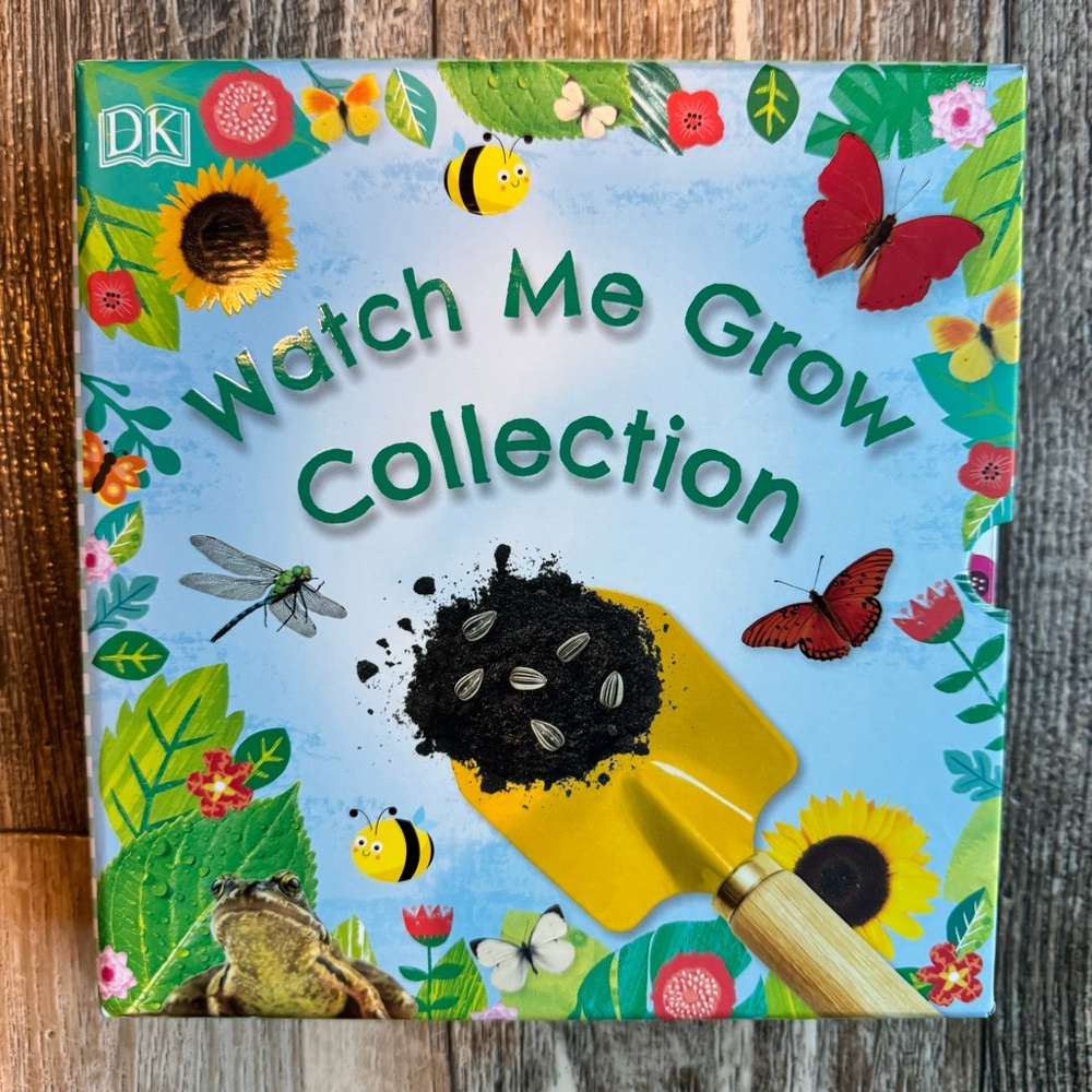 NEW - DK Publishing - Watch Me Grow Collection - 3 Books + Coloring Poster
